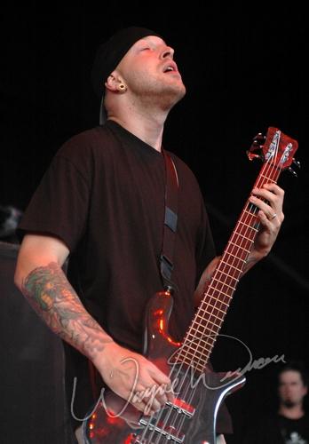 Breaking Benjamin at Germain Amphitheater Columbus, OH on July 23, 2005 &mdash; concert photo by Wayne Dennon