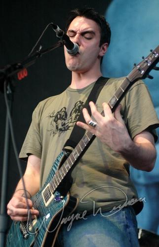 Breaking Benjamin at Germain Amphitheater Columbus, OH on July 23, 2005 &mdash; concert photo by Wayne Dennon