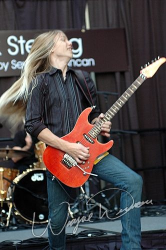 Nick Sterling at NAMM Show 2006 Anaheim, CA on January 21, 2006 &mdash; concert photo by Wayne Dennon