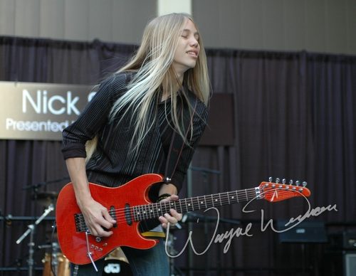 Nick Sterling at NAMM Show 2006 Anaheim, CA on January 21, 2006 &mdash; concert photo by Wayne Dennon