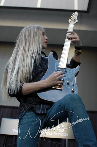 Nick Sterling at NAMM Show 2006 Anaheim, CA on January 21, 2006 &mdash; concert photo by Wayne Dennon