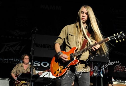 Nick Sterling at NAMM Show 2008 Anaheim, CA on January 19, 2008 &mdash; concert photo by Wayne Dennon