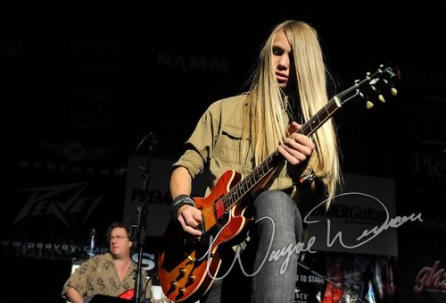 Nick Sterling at NAMM Show 2008 Anaheim, CA on January 19, 2008 &mdash; concert photo by Wayne Dennon