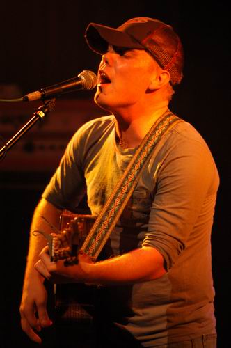 Marc Broussard at Blue Cat's Knoxville, TN on October 21, 2003 &mdash; concert photo by Wayne Dennon