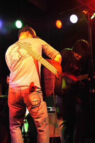Marc Broussard at Blue Cat's Knoxville, TN on October 21, 2003 &mdash; concert photo by Wayne Dennon