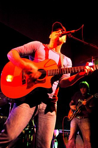 Marc Broussard at Blue Cat's Knoxville, TN on October 21, 2003 &mdash; concert photo by Wayne Dennon