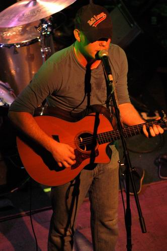 Marc Broussard at Blue Cat's Knoxville, TN on October 21, 2003 &mdash; concert photo by Wayne Dennon