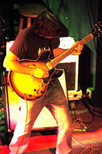Marc Broussard at Blue Cat's Knoxville, TN on October 21, 2003 &mdash; concert photo by Wayne Dennon