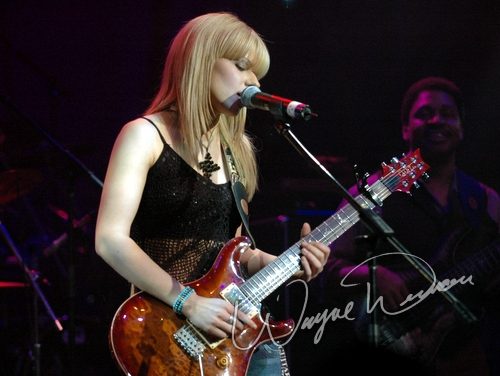 Orianthi at NAMM Show 2006 Anaheim, CA on January 20, 2006 &mdash; concert photo by Wayne Dennon