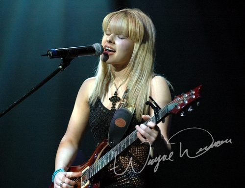 Orianthi at NAMM Show 2006 Anaheim, CA on January 20, 2006 &mdash; concert photo by Wayne Dennon