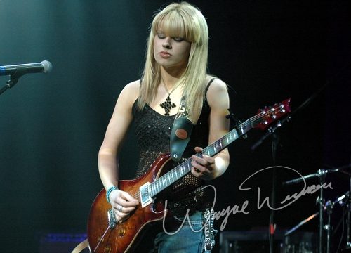 Orianthi at NAMM Show 2006 Anaheim, CA on January 20, 2006 &mdash; concert photo by Wayne Dennon