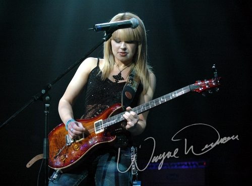 Orianthi at NAMM Show 2006 Anaheim, CA on January 20, 2006 &mdash; concert photo by Wayne Dennon