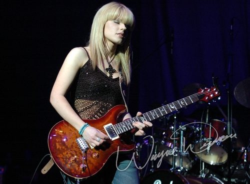 Orianthi at NAMM Show 2006 Anaheim, CA on January 20, 2006 &mdash; concert photo by Wayne Dennon