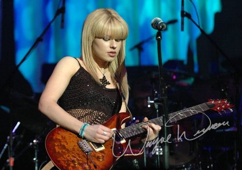 Orianthi at NAMM Show 2006 Anaheim, CA on January 20, 2006 &mdash; concert photo by Wayne Dennon