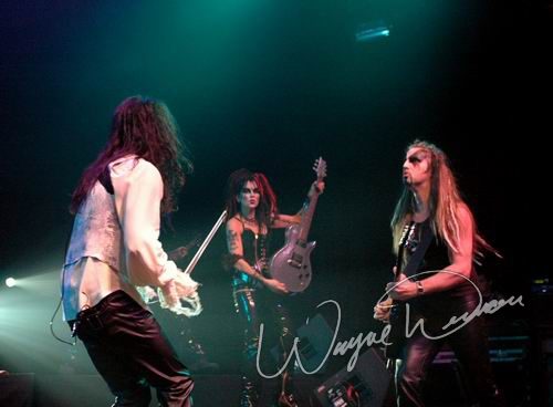 Van Helsing's Curse at NAMM Show 2006 Anaheim, CA on January 20, 2006 &mdash; concert photo by Wayne Dennon