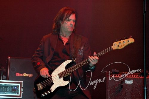 Chuck Wright at NAMM Show 2006 Anaheim, CA on January 20, 2006 &mdash; concert photo by Wayne Dennon