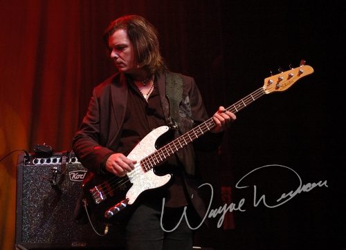Chuck Wright at NAMM Show 2006 Anaheim, CA on January 20, 2006 &mdash; concert photo by Wayne Dennon