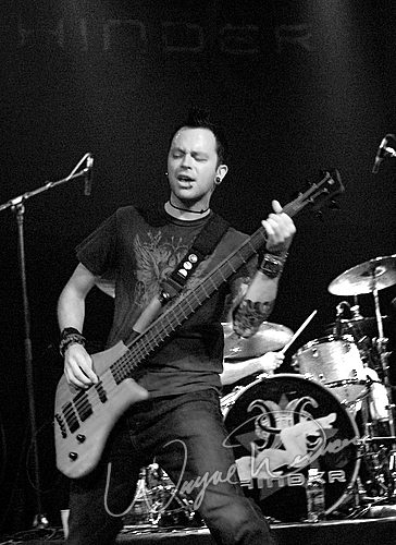 Hinder at Bogart's Cincinnati, OH on February 12, 2006 &mdash; concert photo by Wayne Dennon
