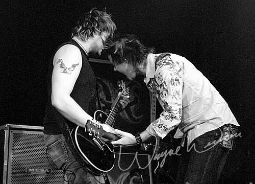 Hinder at Bogart's Cincinnati, OH on February 12, 2006 &mdash; concert photo by Wayne Dennon