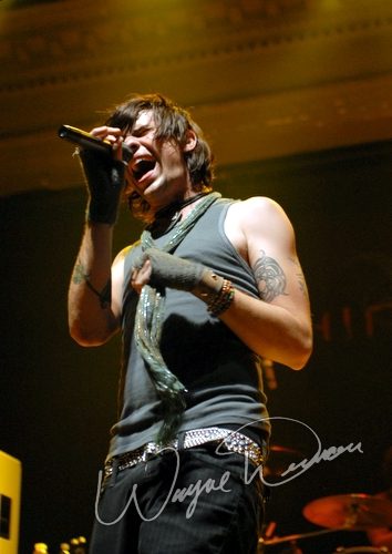Hinder at Newport Music Hall Columbus, OH on February 16, 2006 &mdash; concert photo by Wayne Dennon