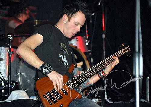 Hinder at Jillian's Louisville, KY on February 18, 2006 &mdash; concert photo by Wayne Dennon