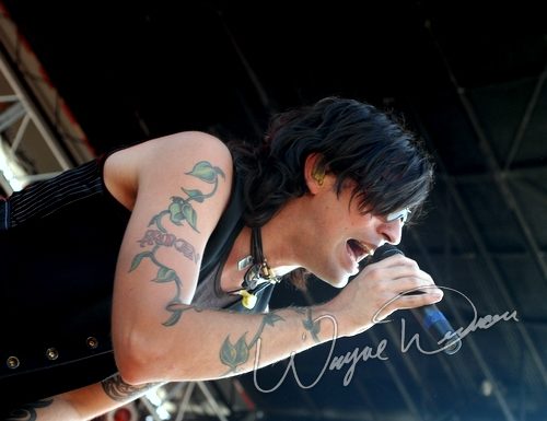Hinder at Montgomery Co. Fairgrounds Dayton, OH on September 17, 2006 &mdash; concert photo by Wayne Dennon