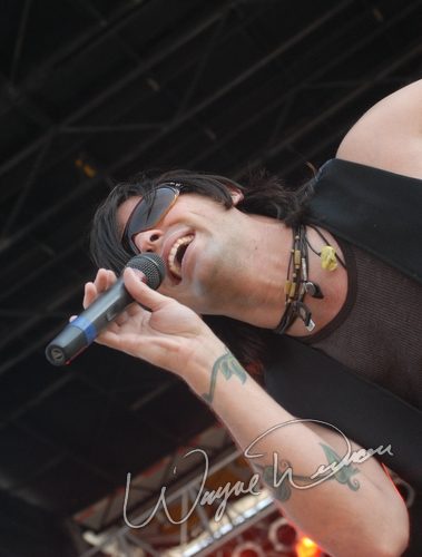 Hinder at Montgomery Co. Fairgrounds Dayton, OH on September 17, 2006 &mdash; concert photo by Wayne Dennon