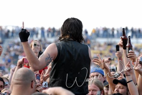 Hinder at Columbus Crew Stadium Columbus, OH on May 19, 2007 &mdash; concert photo by Wayne Dennon