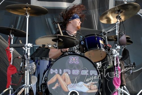 Hinder at Columbus Crew Stadium Columbus, OH on May 19, 2007 &mdash; concert photo by Wayne Dennon