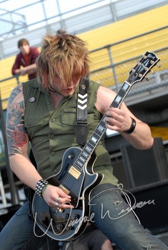 Hinder at Columbus Crew Stadium Columbus, OH on May 19, 2007 &mdash; concert photo by Wayne Dennon