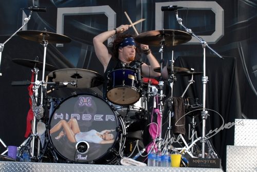 Hinder at Columbus Crew Stadium Columbus, OH on May 19, 2007 &mdash; concert photo by Wayne Dennon