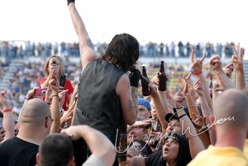 Hinder at Columbus Crew Stadium Columbus, OH on May 19, 2007 &mdash; concert photo by Wayne Dennon