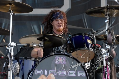 Hinder at Columbus Crew Stadium Columbus, OH on May 19, 2007 &mdash; concert photo by Wayne Dennon