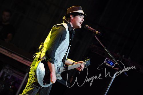 Hinder at Riverbend Music Center Cincinnati, OH on August 19, 2009 &mdash; concert photo by Wayne Dennon