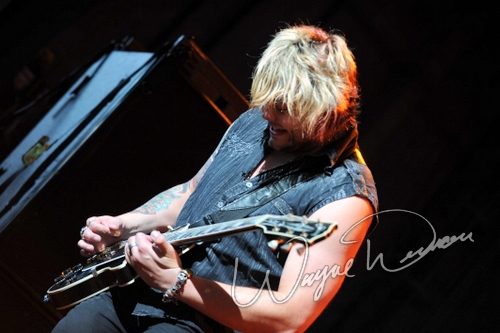 Hinder at Riverbend Music Center Cincinnati, OH on August 19, 2009 &mdash; concert photo by Wayne Dennon