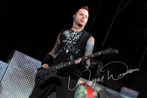 Hinder at Riverbend Music Center Cincinnati, OH on August 19, 2009 &mdash; concert photo by Wayne Dennon