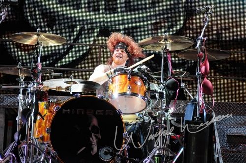 Hinder at Riverbend Music Center Cincinnati, OH on August 19, 2009 &mdash; concert photo by Wayne Dennon