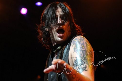 Hinder at Riverbend Music Center Cincinnati, OH on August 19, 2009 &mdash; concert photo by Wayne Dennon