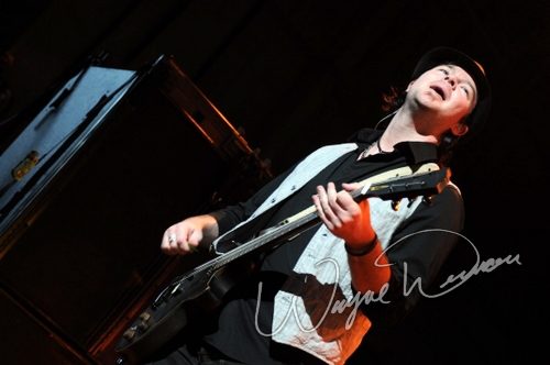 Hinder at Riverbend Music Center Cincinnati, OH on August 19, 2009 &mdash; concert photo by Wayne Dennon