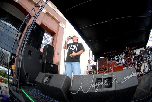 Revelation Theory at Purple People Bridge Newport, KY on July 22, 2006 &mdash; concert photo by Wayne Dennon