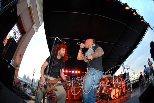 Revelation Theory at Purple People Bridge Newport, KY on July 22, 2006 &mdash; concert photo by Wayne Dennon