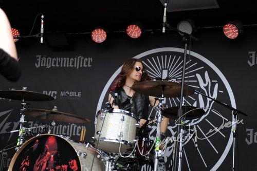 Halestorm at Columbus Crew Stadium Columbus, OH on May 16, 2009 &mdash; concert photo by Wayne Dennon