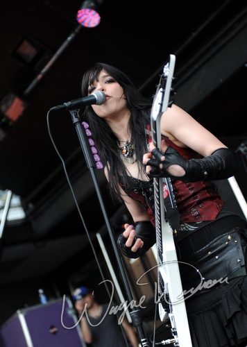 Halestorm at Columbus Crew Stadium Columbus, OH on May 16, 2009 &mdash; concert photo by Wayne Dennon