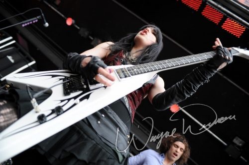 Halestorm at Columbus Crew Stadium Columbus, OH on May 16, 2009 &mdash; concert photo by Wayne Dennon