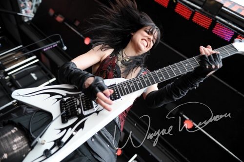 Halestorm at Columbus Crew Stadium Columbus, OH on May 16, 2009 &mdash; concert photo by Wayne Dennon