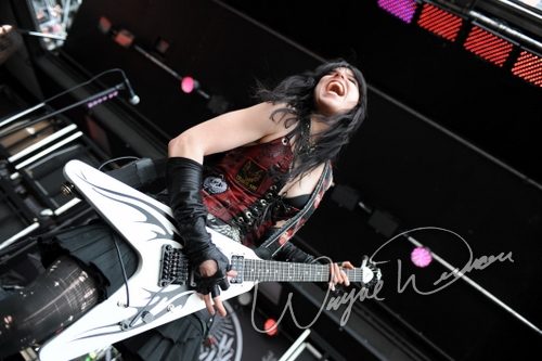 Halestorm at Columbus Crew Stadium Columbus, OH on May 16, 2009 &mdash; concert photo by Wayne Dennon