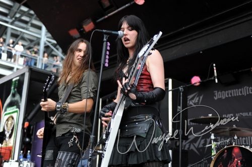 Halestorm at Columbus Crew Stadium Columbus, OH on May 16, 2009 &mdash; concert photo by Wayne Dennon