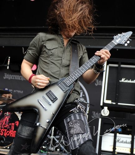 Halestorm at Columbus Crew Stadium Columbus, OH on May 16, 2009 &mdash; concert photo by Wayne Dennon