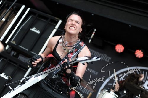 Halestorm at Columbus Crew Stadium Columbus, OH on May 16, 2009 &mdash; concert photo by Wayne Dennon
