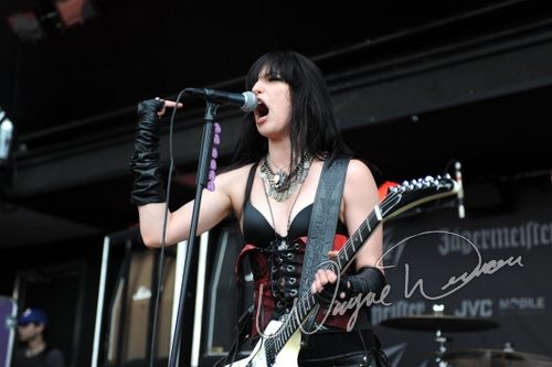 Halestorm at Columbus Crew Stadium Columbus, OH on May 16, 2009 &mdash; concert photo by Wayne Dennon